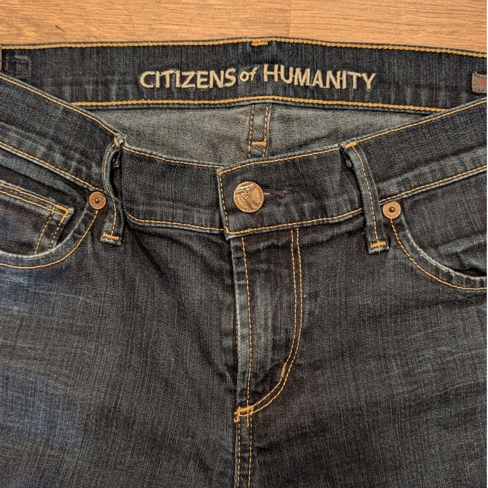 Citizens of Humanity "Ava" Straight Leg Premium Denim Jeans size 29 - Picture 8 of 16